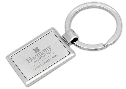 Rectangular Key Chain - $3.00