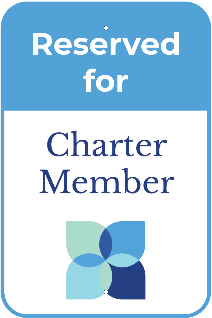 Charter Member Parking Sign