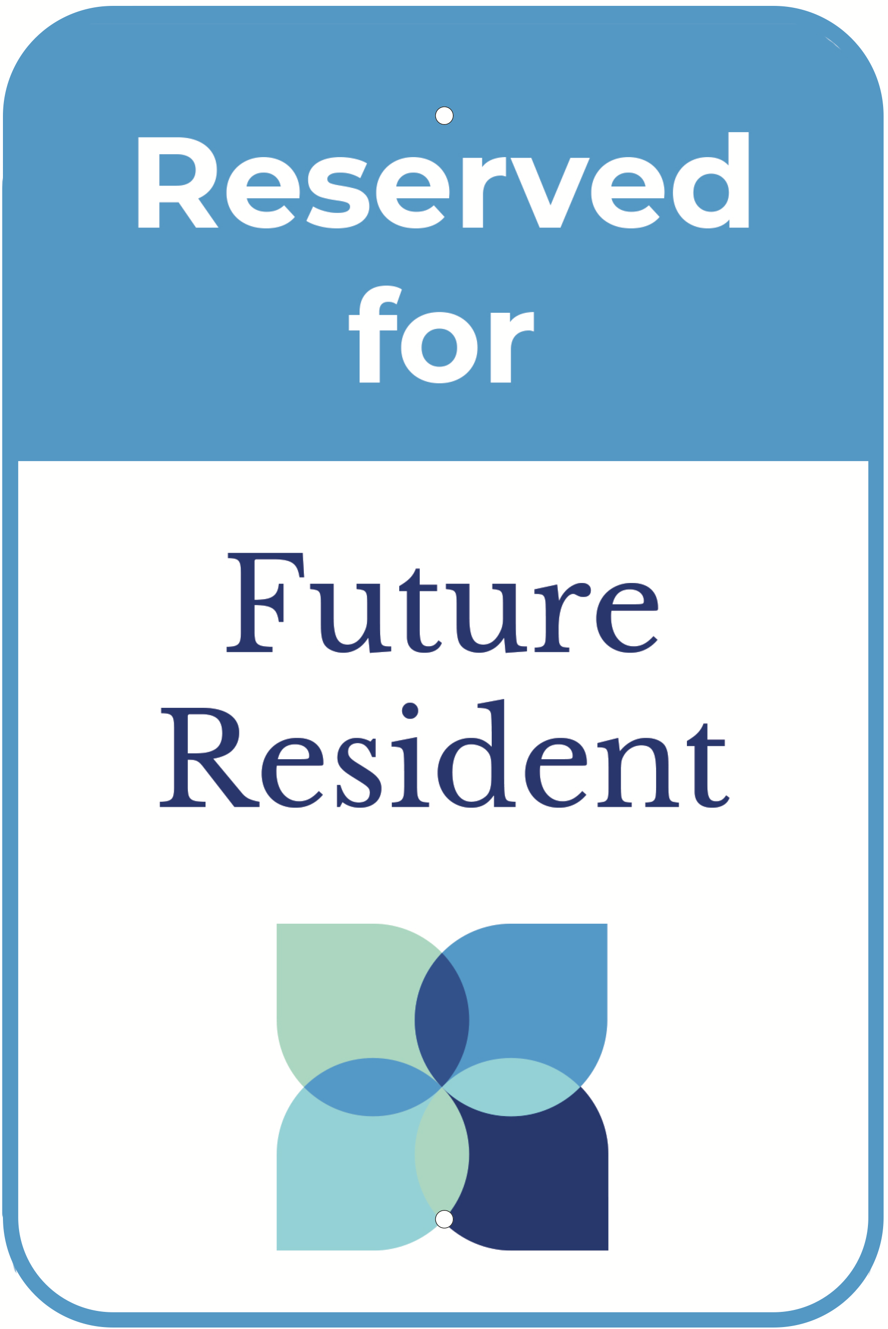 Future Resident Parking Sign – HarmonySeniorServices